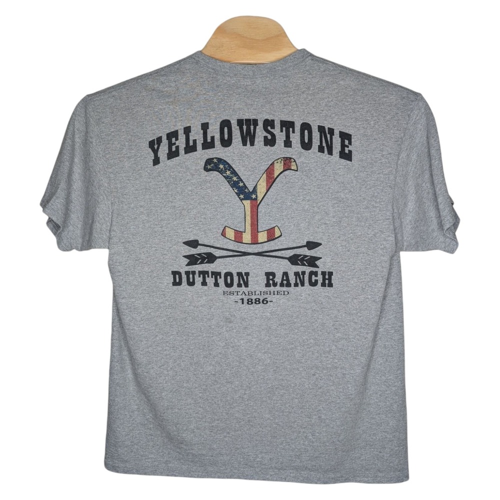Yellowstone Dutton Ranch Established 1886 T Shirt Mens XL‎ 2020 Television Show